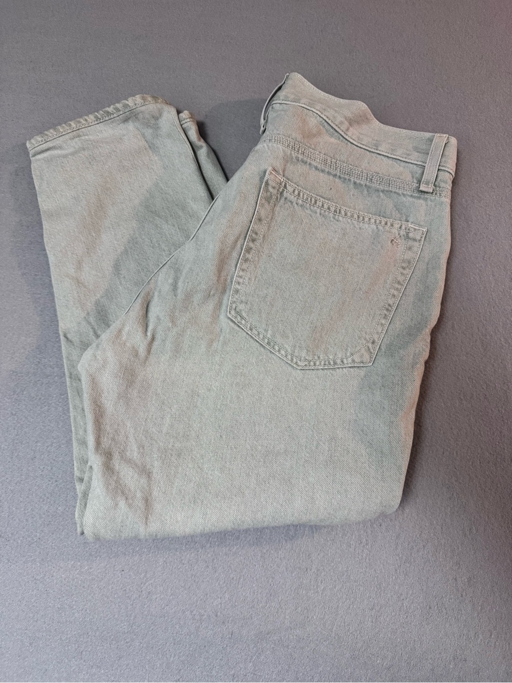 rag & bone Men's Faded Light Gray Straight Jeans Size 32